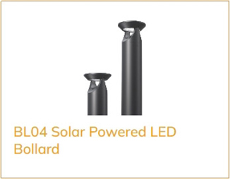 BL04 solar powered LED bollard urban light 1