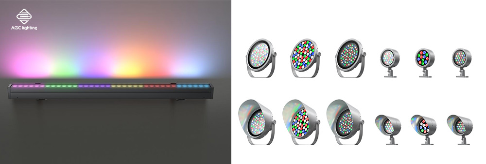 RGB wall washer LED flood light