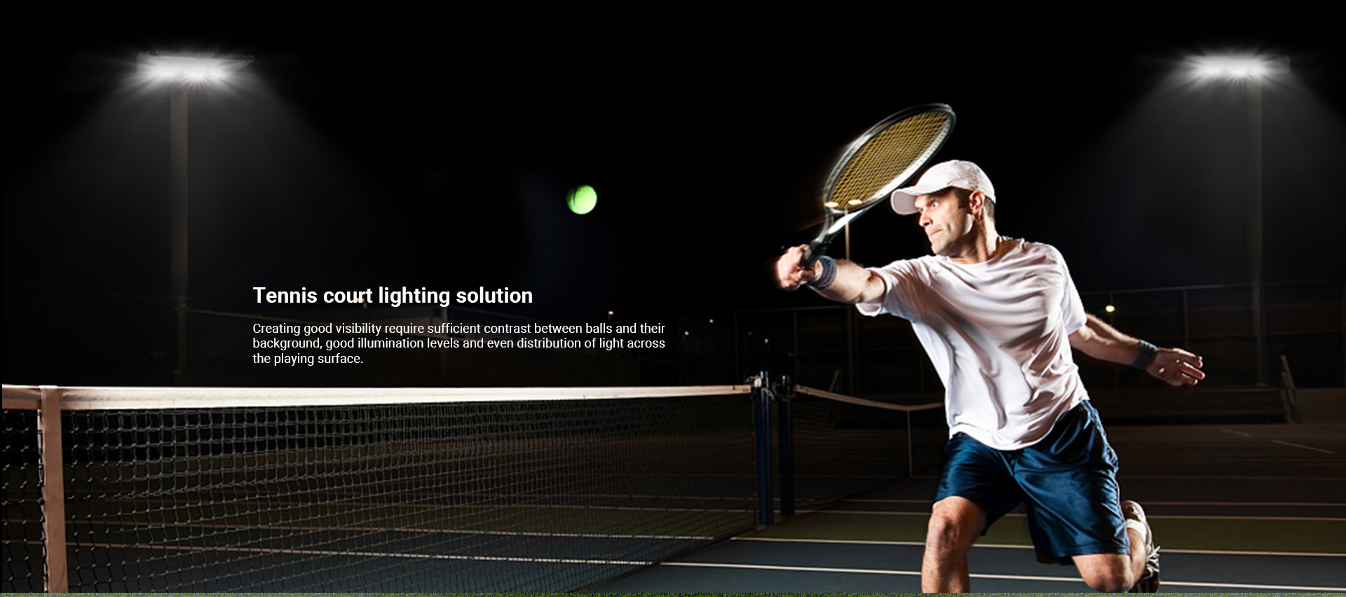 ST11 HiPole X LED Area Light for tennis court lighting