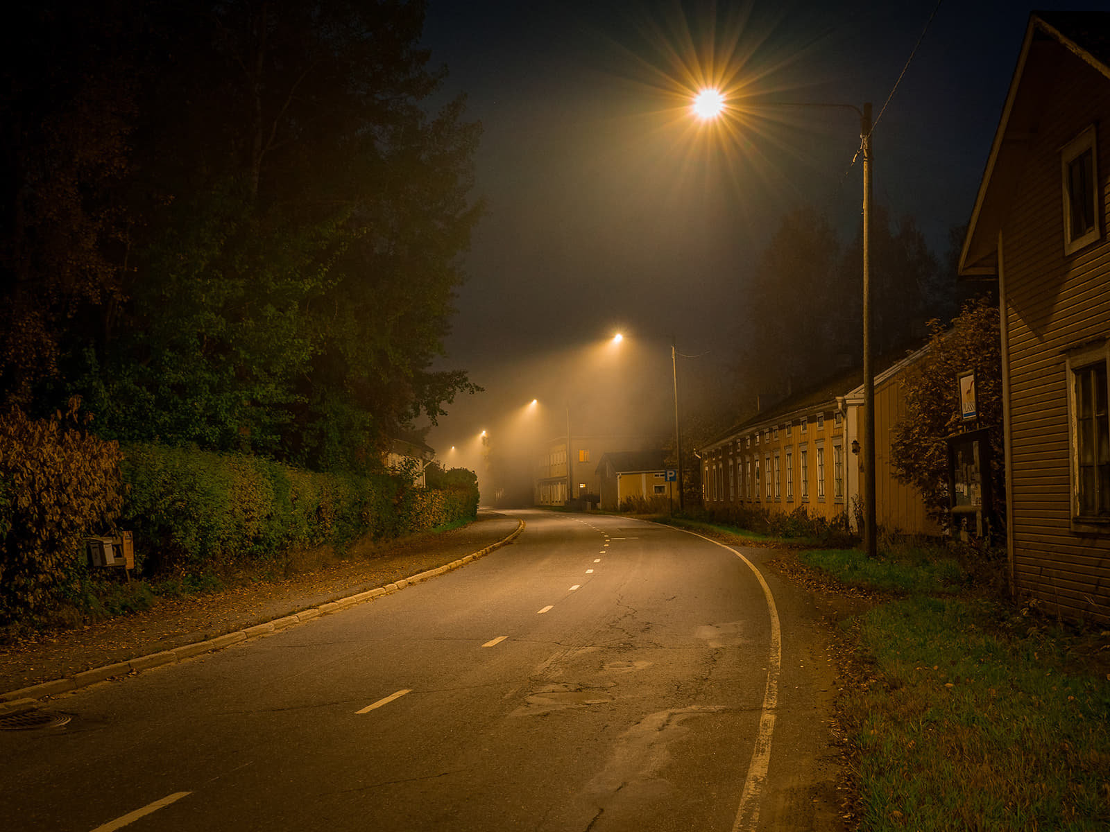 country roads Solar LED street lights