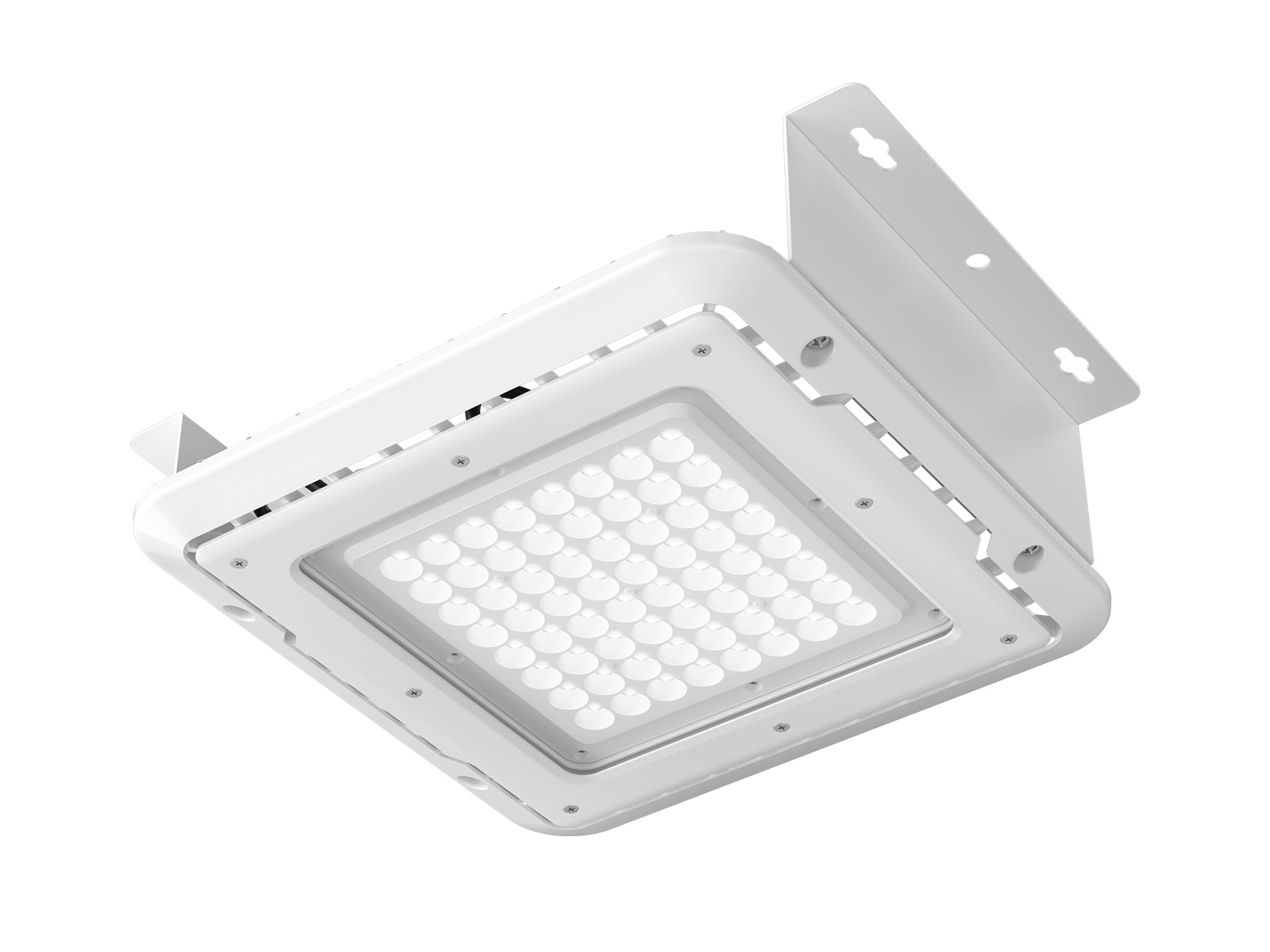 Canopy LED Light FixtureLED Soffit LuminairesGarage Fittings Low medium Bay Lighting