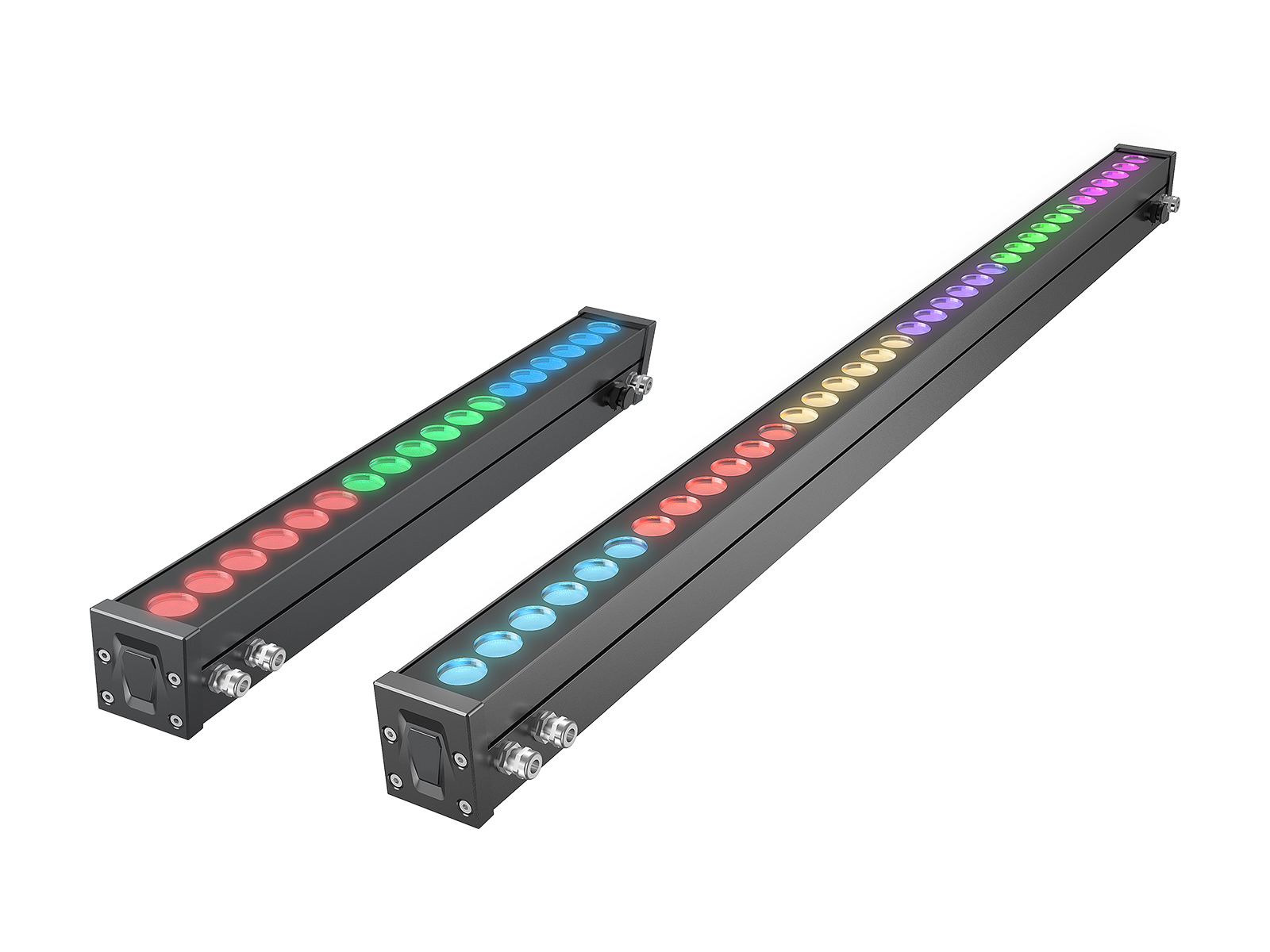 FL56 18W 36W RGBW LED Linear Wall Washer Light for Architectural and Facade Lighting