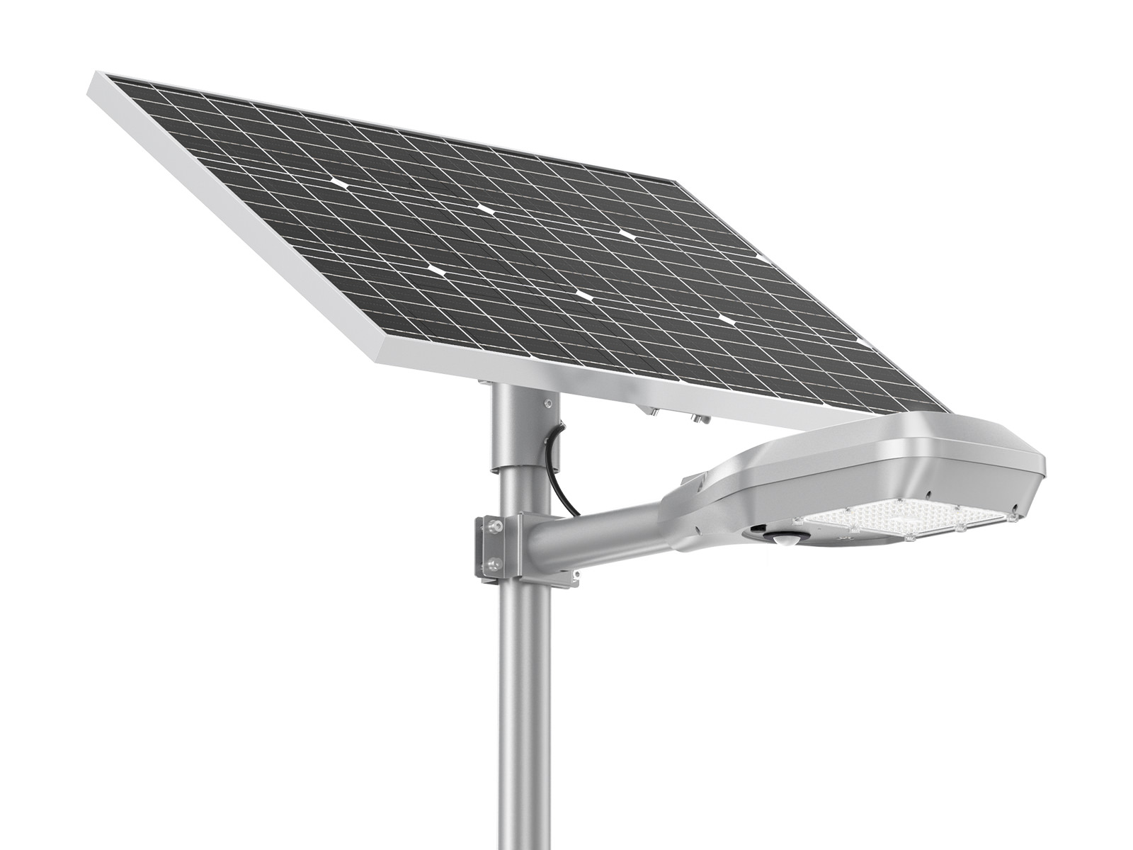 ST57 Smooth Solar Street Light with Built-In Sensor
