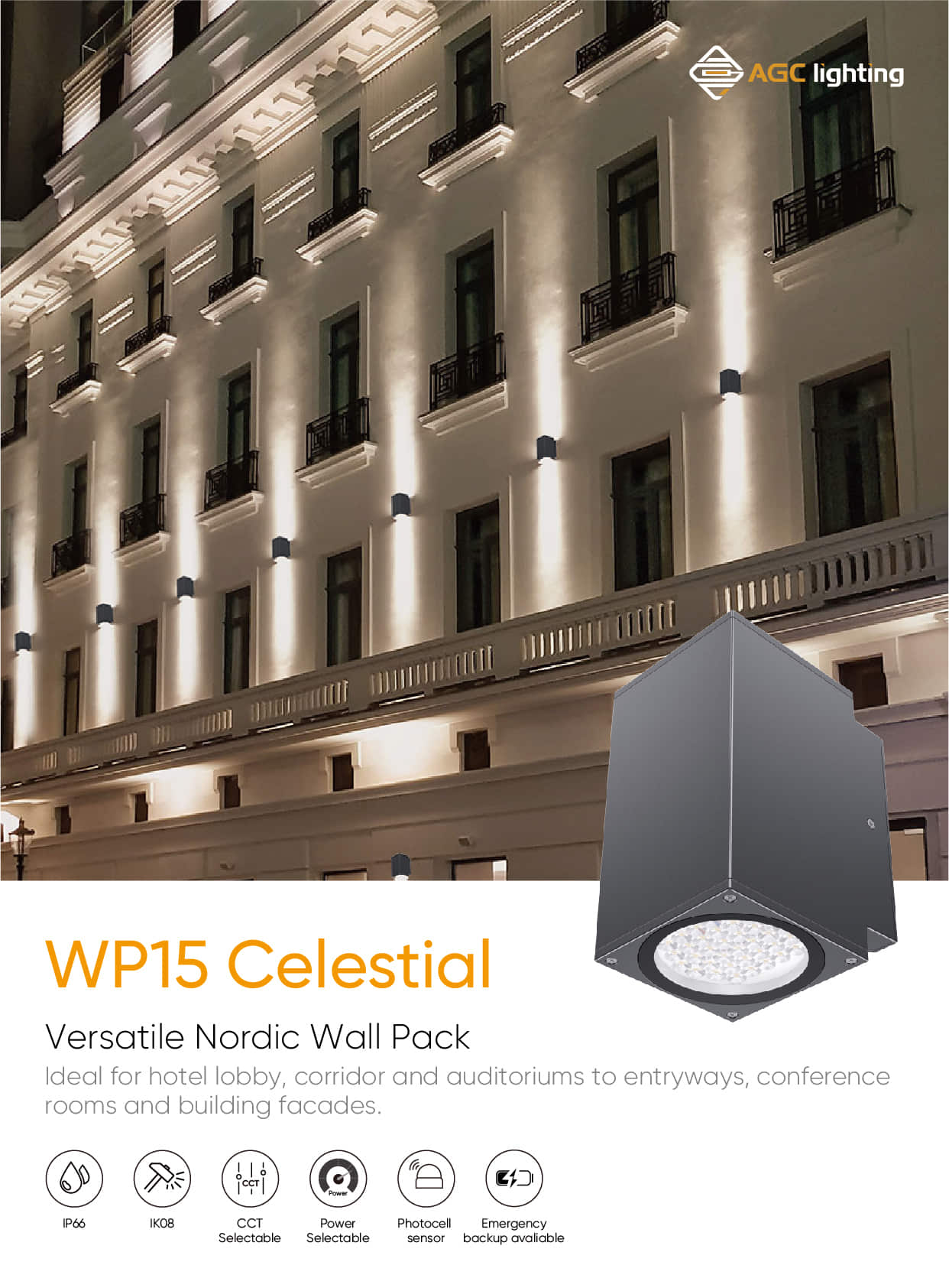 WP15 Versatile Nordic Wall Pack