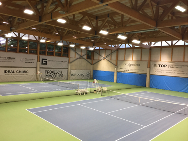 agc linear high bay light apply to tennis court