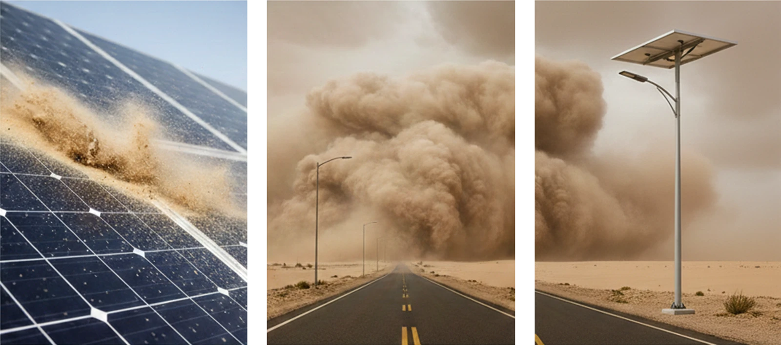 What Keeps a Solar Streetlight Standing in Extreme Desert Winds?