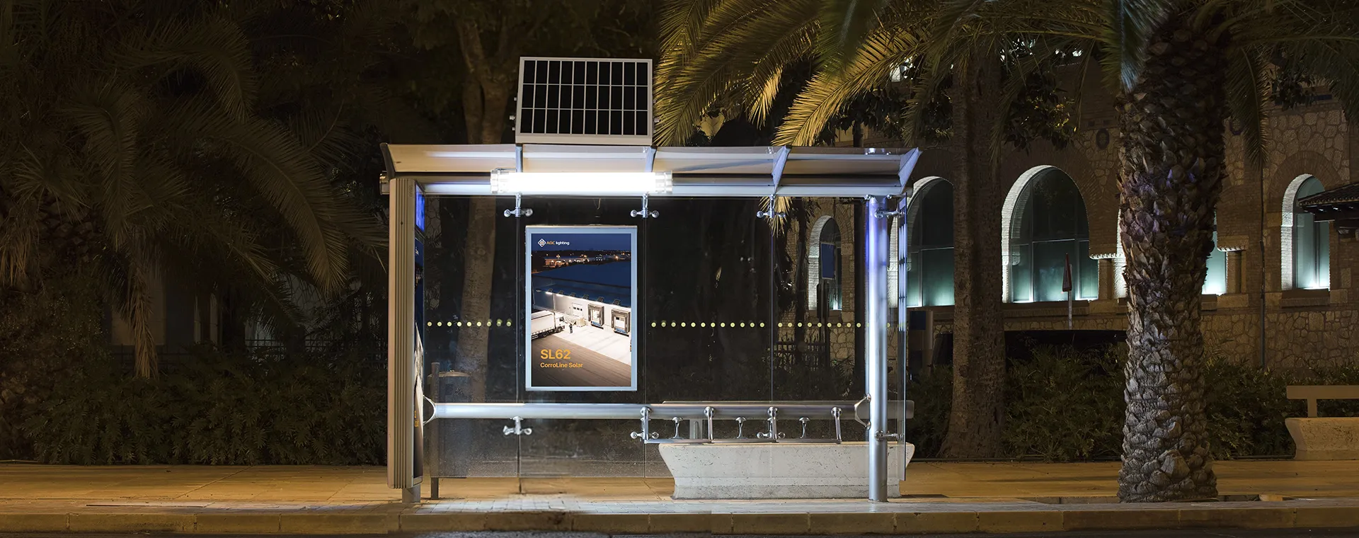 High-Performance Solar Lighting Built for Bus Shelter