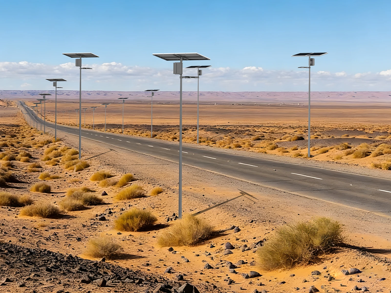 Desert Solar Lighting