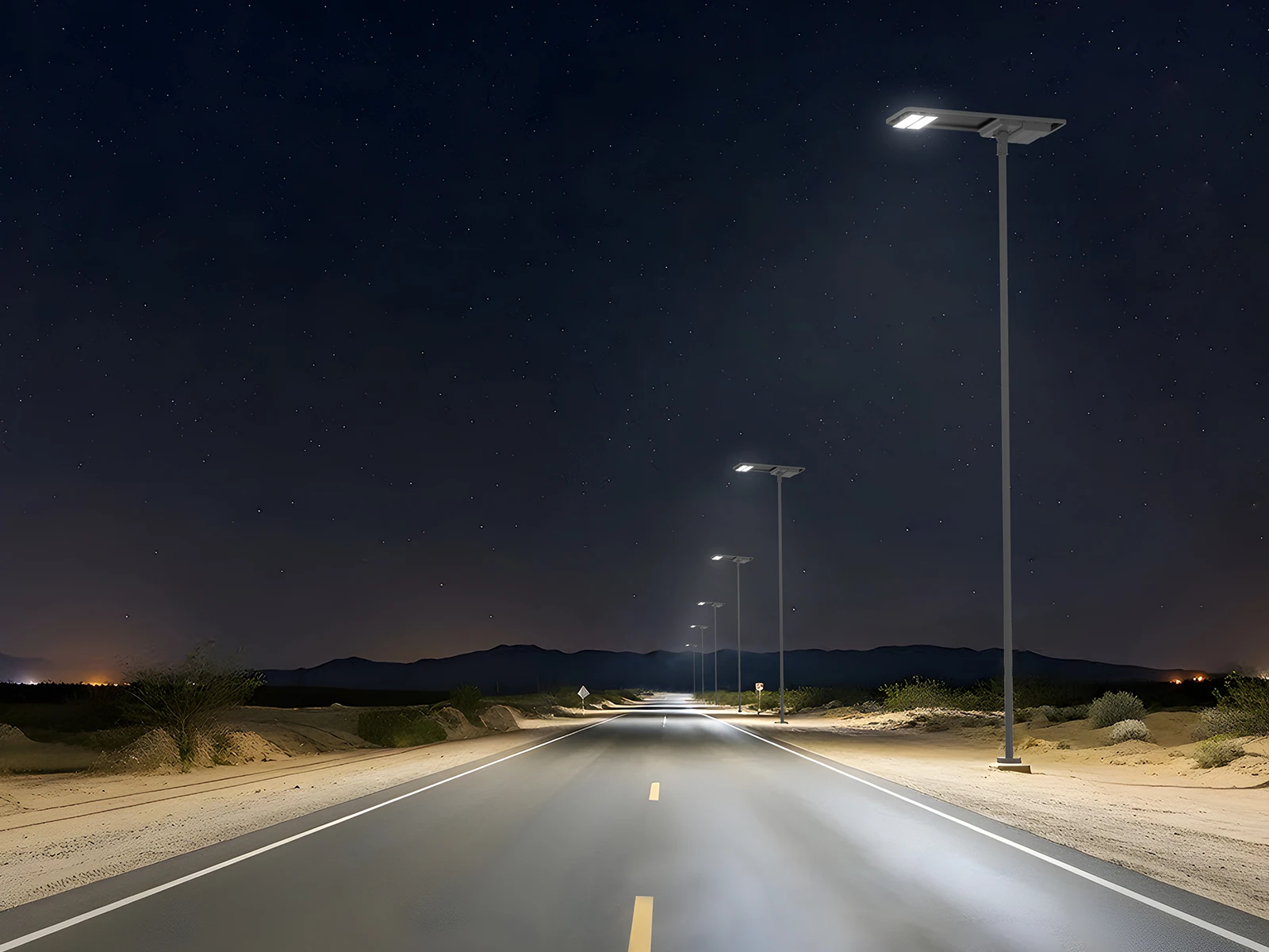 Desert Solar Street Light