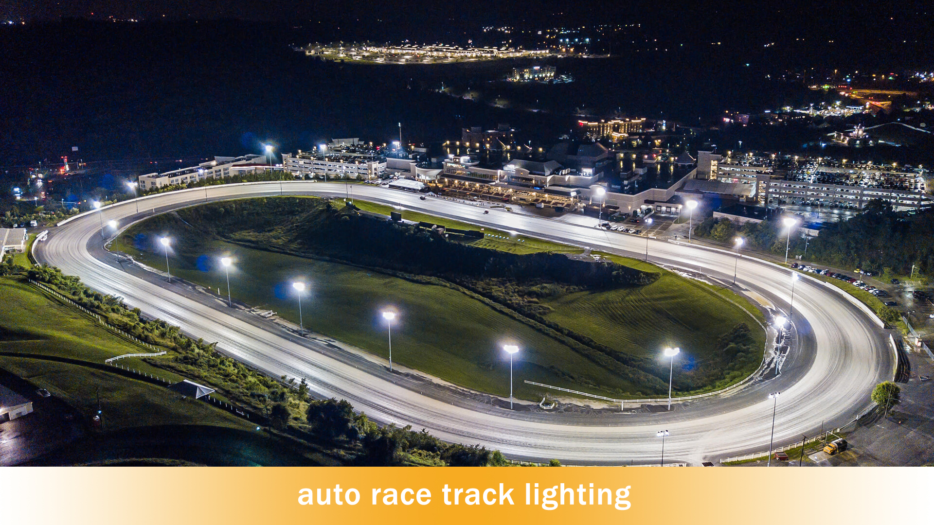 auto race track lighting