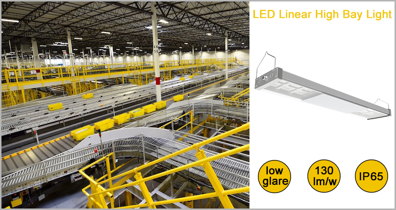 New Launch Low Glare 130lm/w LED Linear High Bay Light