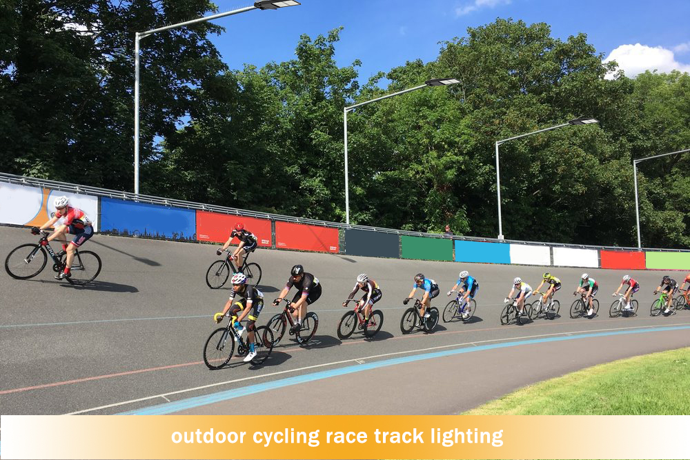 outdoor cycling race track lighting