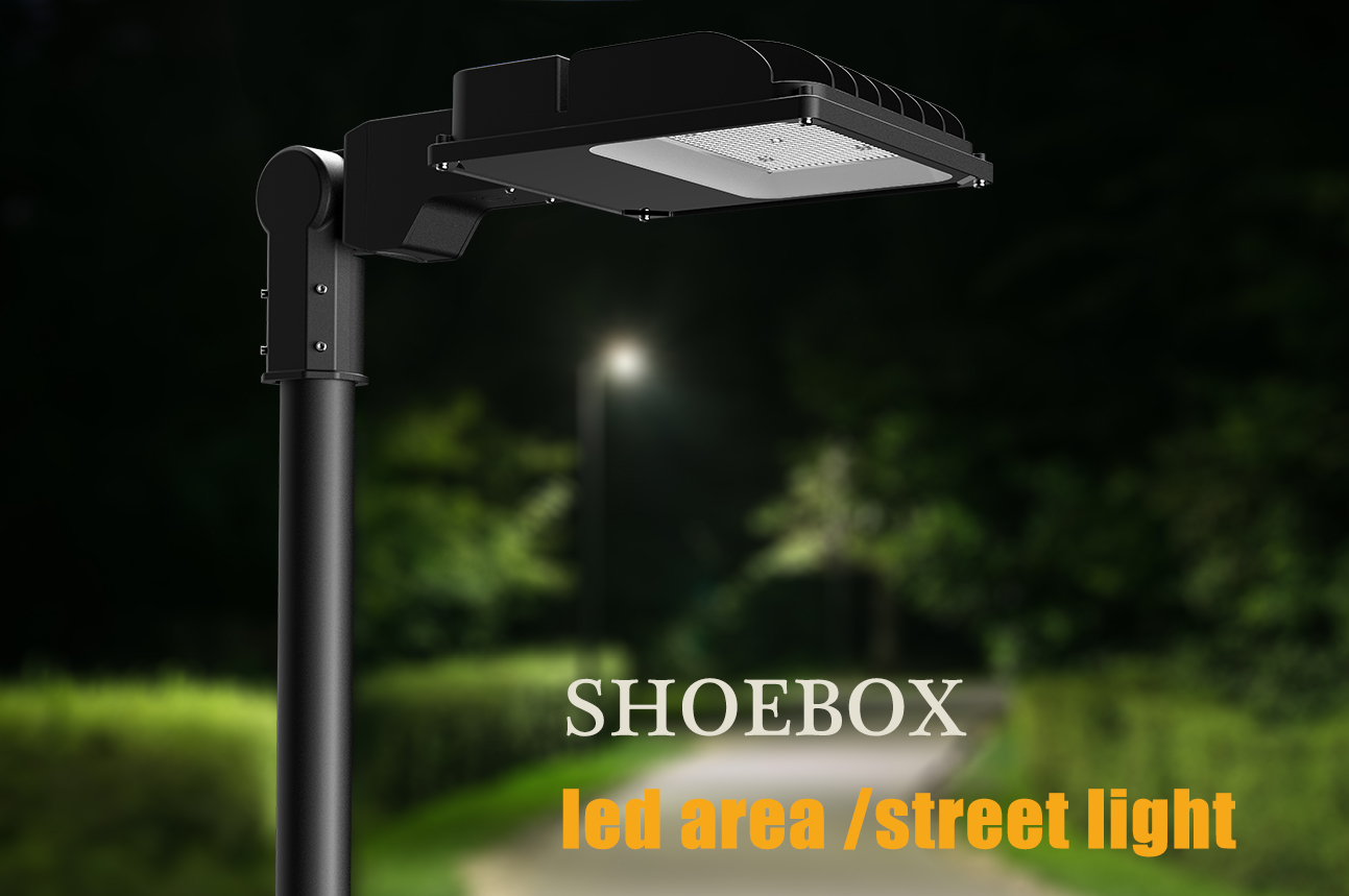 shoebox led are and street light