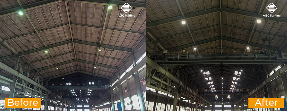 industrial lighting retrofit for better working environment