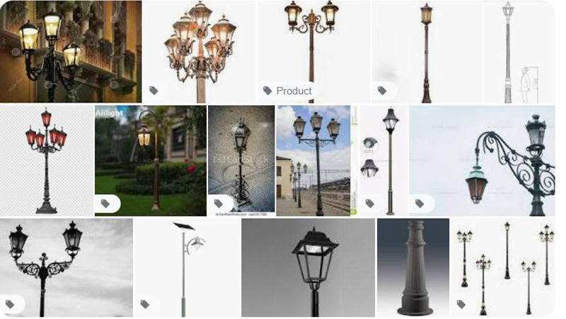classical street light searching internet
