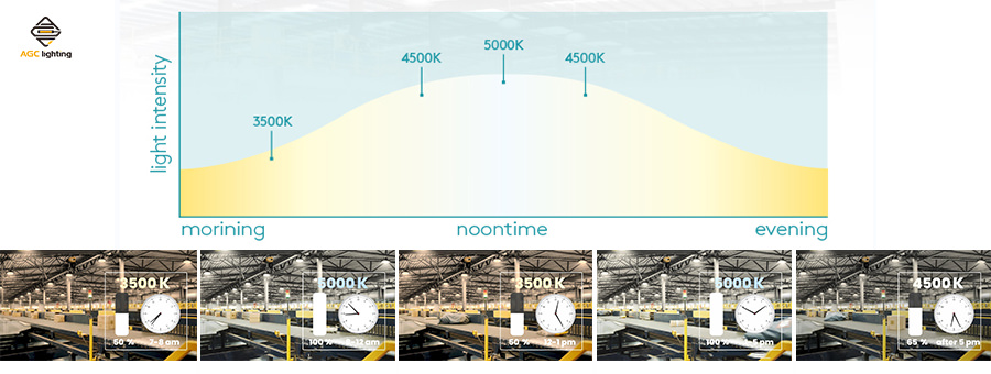 human centric lighting in industrial application