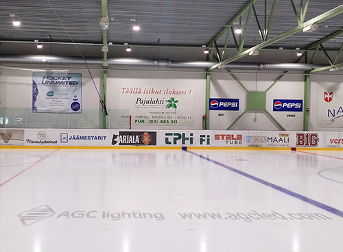 ice hockey rink HiCloud high bay DALI