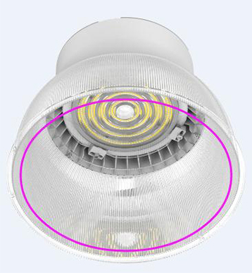 high bay cover surface