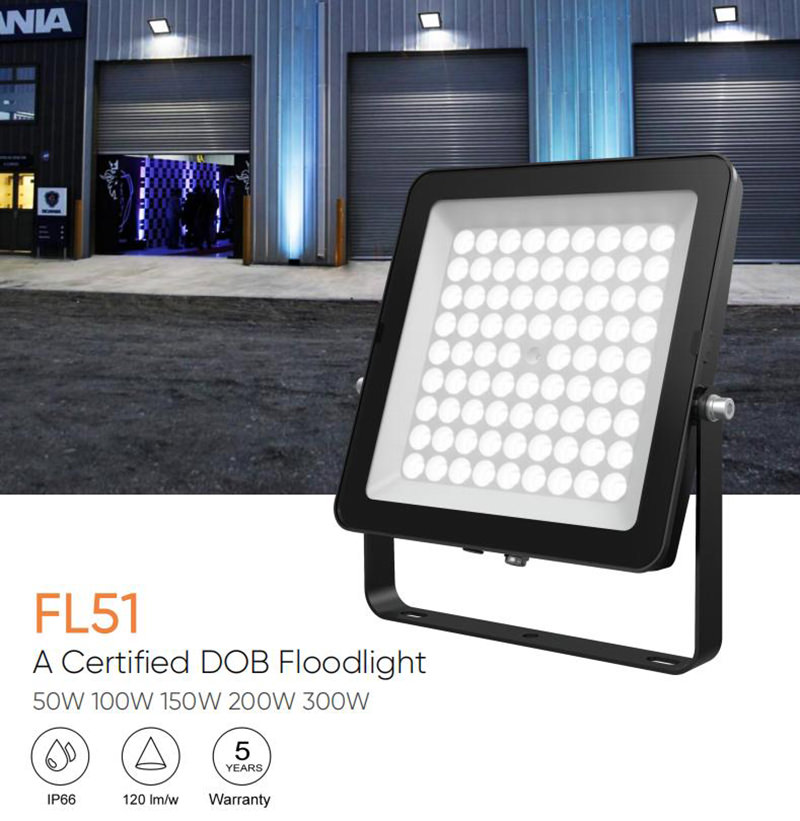 FL51 The-One DOB Version LED Flood Light You Should Not Miss