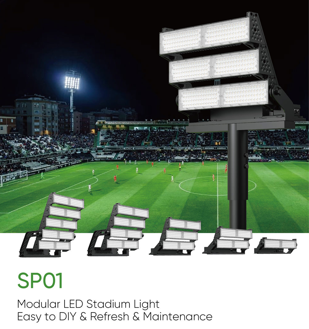 LED sport lights SP01 modualr stadium light