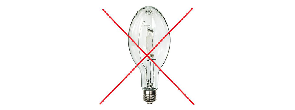 traditional sodium discharge lamps