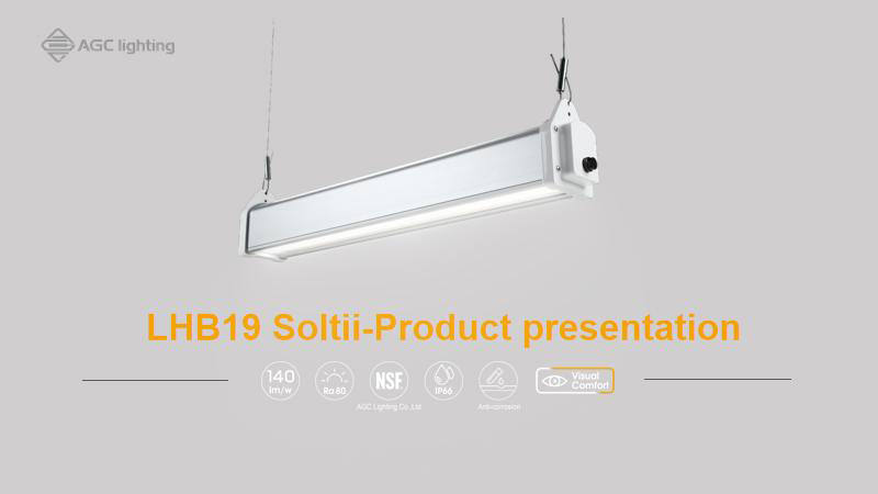 LHB10 soltii produce linear high bay for food plants