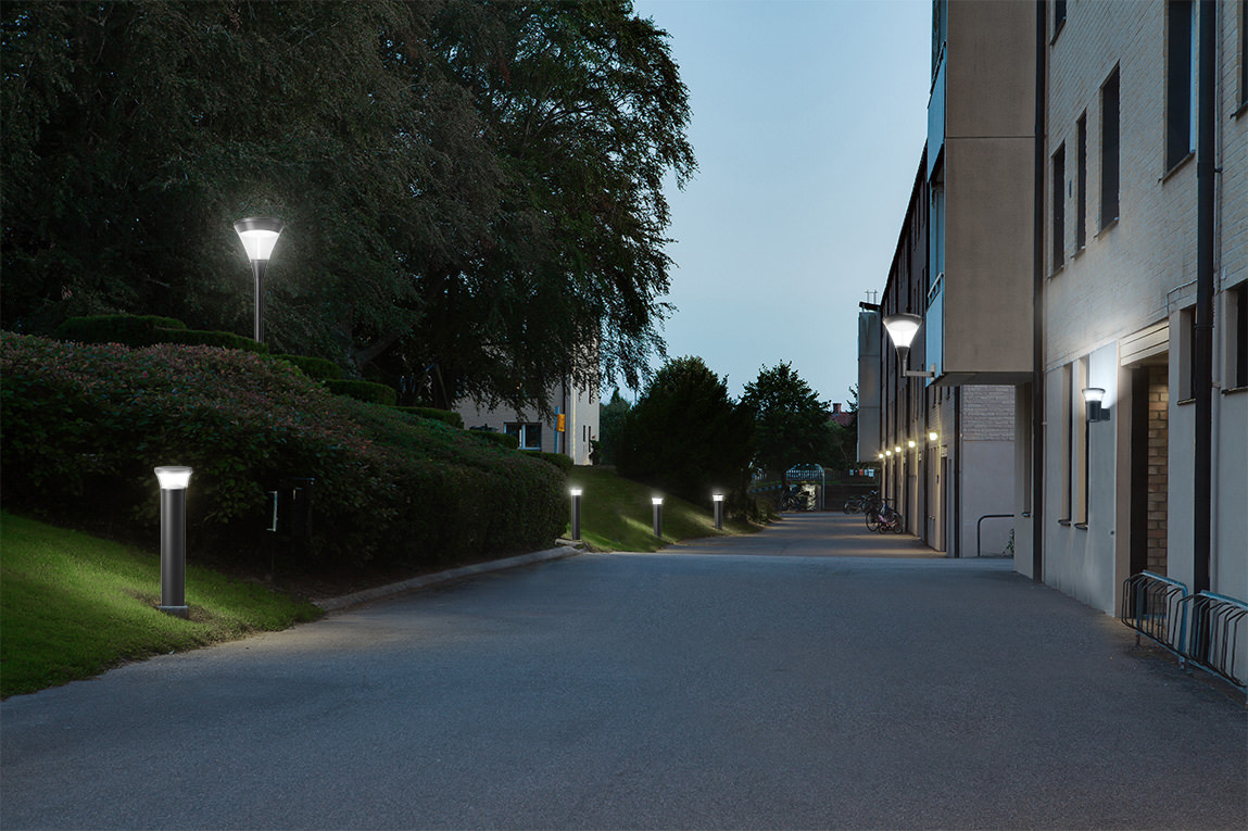 bollard street light wall pack led lighting