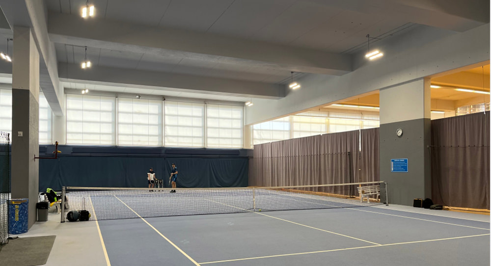 tennis court lighting linear high bay