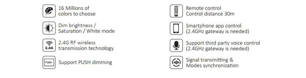 2.4GHz RGBW LED controller