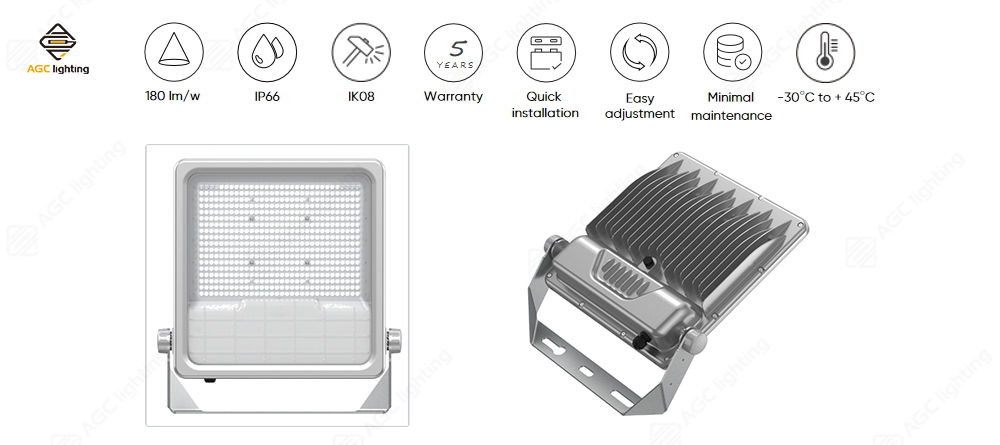 Why Should You Introducing AGC 180lm/W Floodlight?