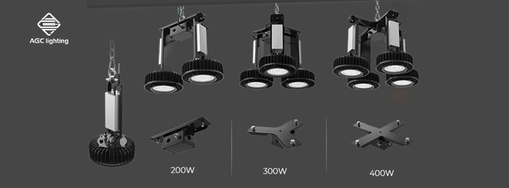 3.Adopt aluminum with higher thermal conductivity foe high bay light