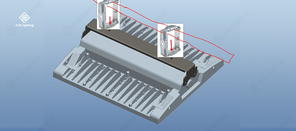 LED Linear Light With M6 Bracket for SCHNEIDER CANALIS Busbars Type