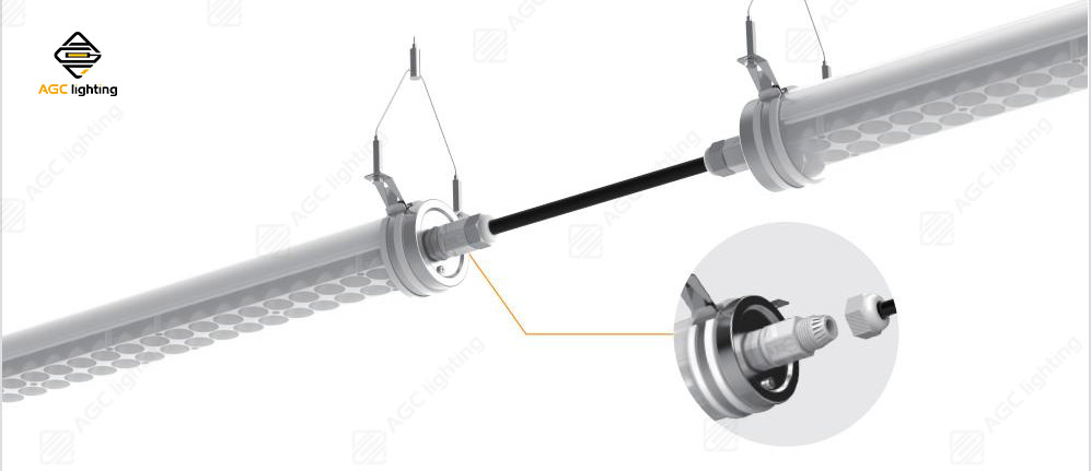 LHB13 high bay light Flexible wiring connections