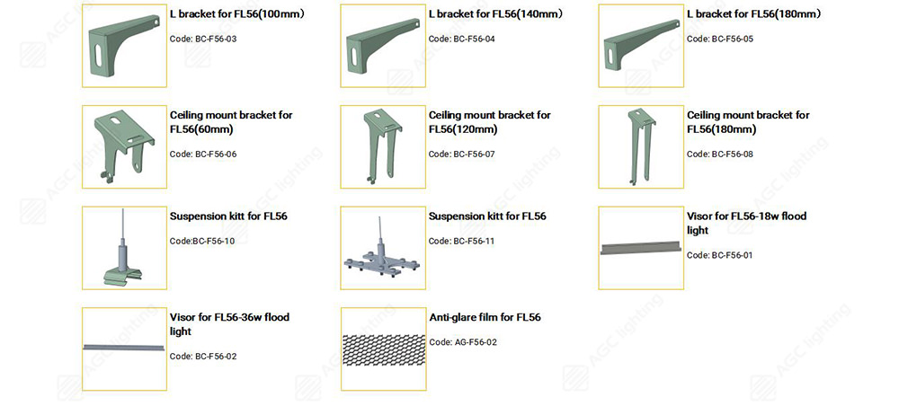 Multiple installation ways and accessories for RGB led light