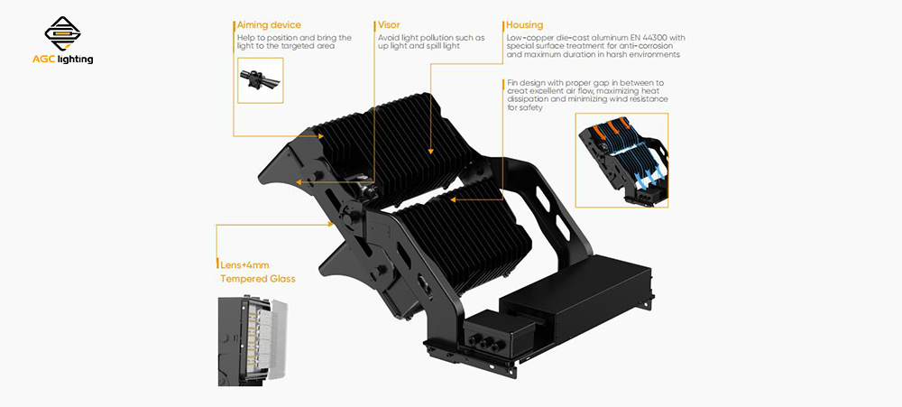 led flood light sport lighting Anti Corrosion