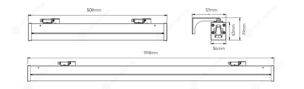 size of FL56 LED flood light