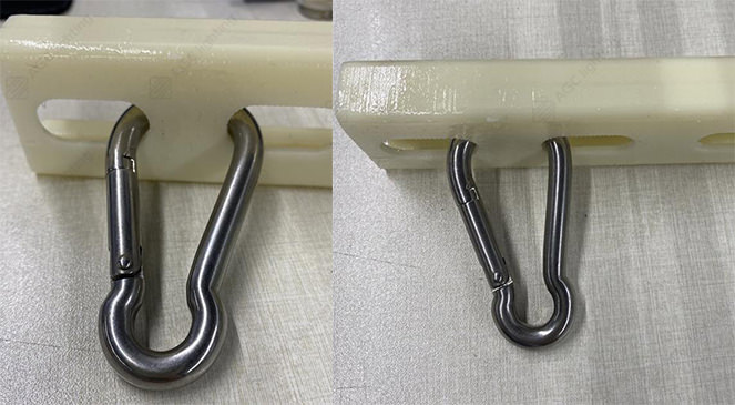 3D printer of carabiner for C rail