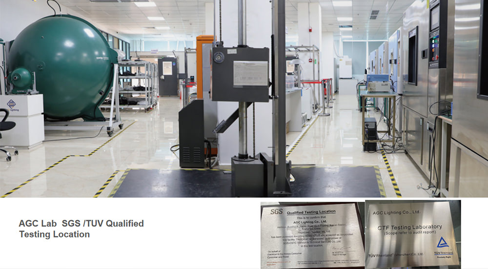 AGC lab SGS andTUV qualified testing location