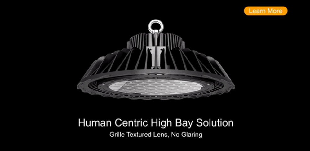 human centric high bay light low glare