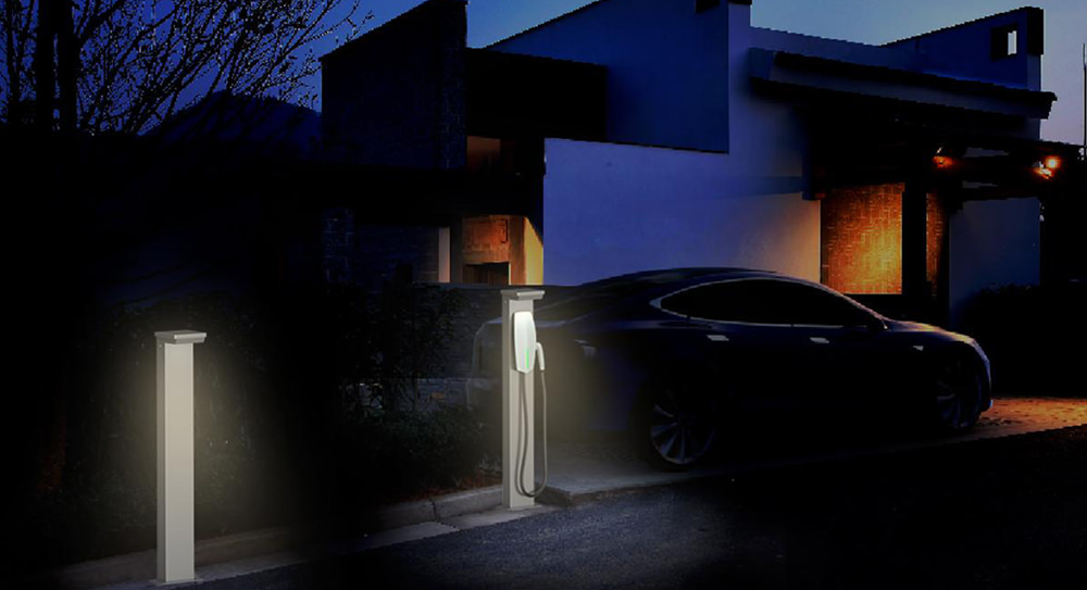We’re Providing A Great Lighting Solution For EV Charger Station