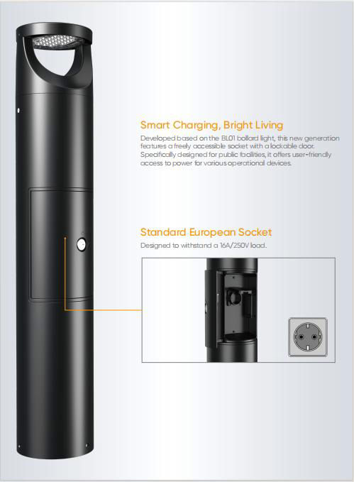 Benefits of Bollard Light with Integrated Power Socket