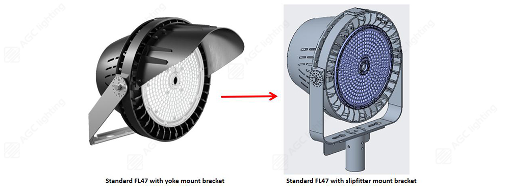 Slipfitter Mount for Sports Light