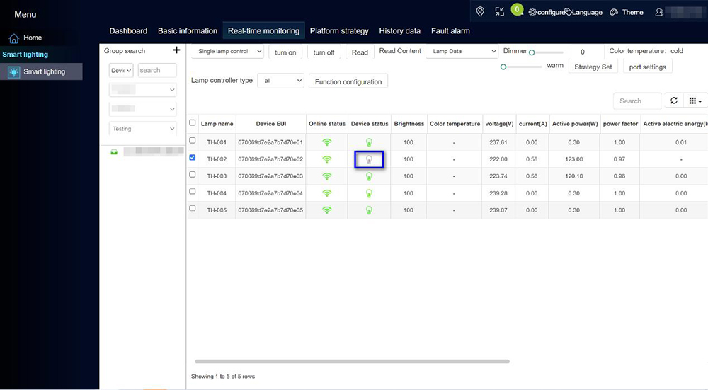 Real time Monitoring and Control of smart street light 1