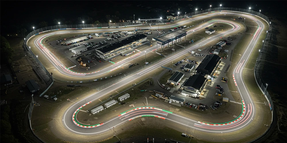Lighting the Racetrack for Speed and Safety