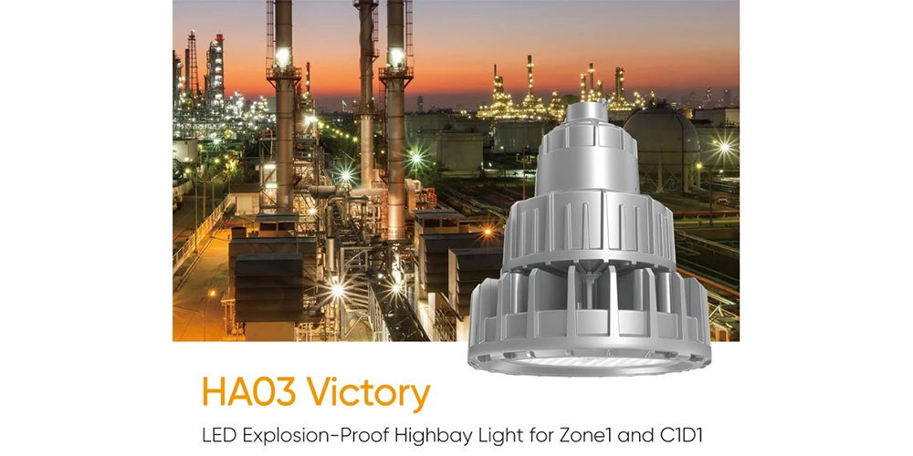 HA03 explosion proof high bay light for Zone 1 C1D1