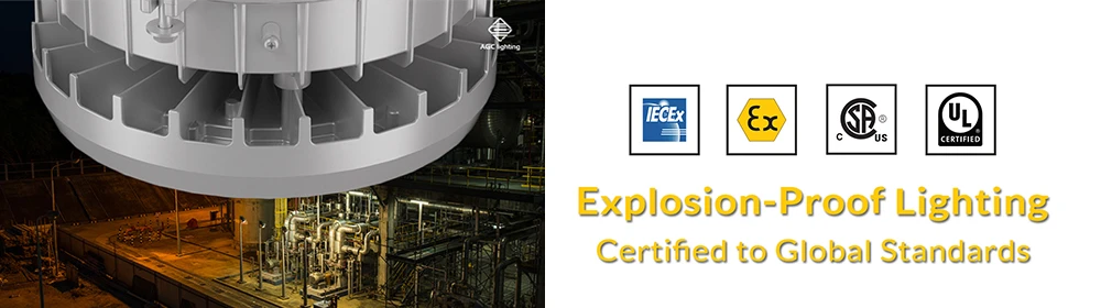 AGC Lighting provide explosion proof lighting for global certifications
