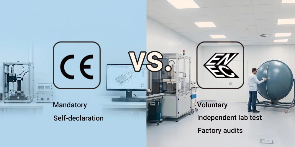 CE vs ENEC for LED lighting