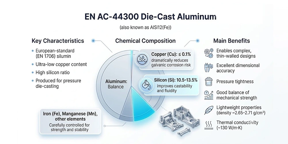 Key Benefits of EN AC 44300 Aluminum for marine flood light