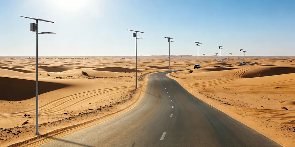 How Dust and Sand Damage Solar Streetlights And How We Build Them to Last