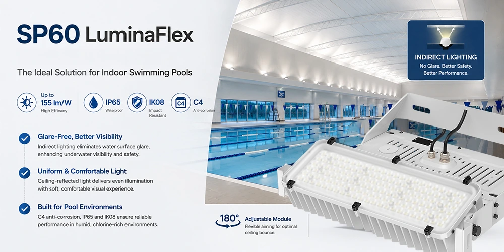 indirect lighting for swimming pools